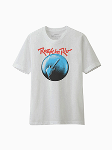 Camiseta New Logo Rock in Rio Branca