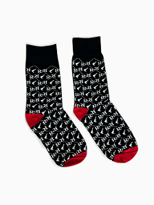 Meia Jacquard Rock in Rio