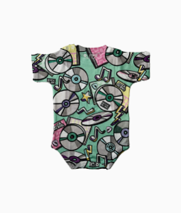 Body Bebê Verde CDS Pop Art Rock in Rio