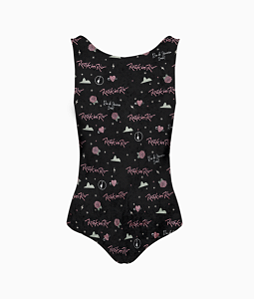 Body Feminino Rosas Rock in Rio
