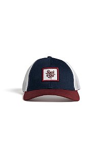 Boné Trucker Vinho Patch Bordado Rock in Rio