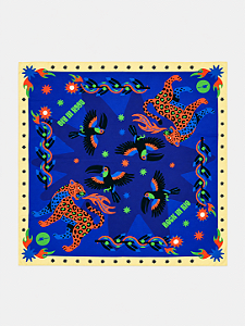 Lenço Guardian Azul