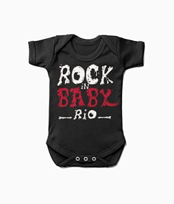 Body Bebê Rock in Baby Preto