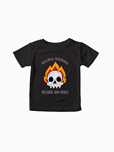 Camiseta Mamma Gonna Infantil Preto Rock in Rio