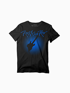 Camiseta Pixel Masculina Preta Rock in Rio