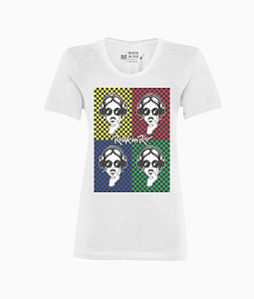 Camiseta Pop Feminina Branca Rock in Rio