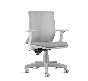 Cadeira Giratória Diretor Addit Back System Cinza NR-17