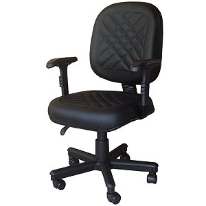 Cadeira Diretor Relax  Giratória com costura e  Braço Regulável
