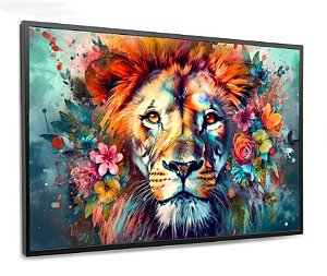 Quadro Decorativo - Leão 04