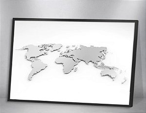 Quadro Decorativo - Mapa 01