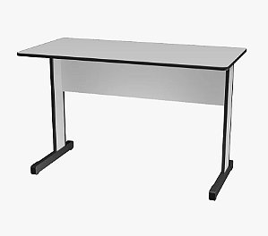 Mesa Reta Polar 1,20 x 0,60 com 2 gavetas