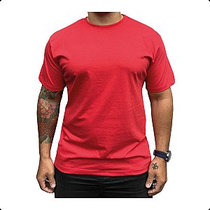 Oorun Camiseta Básica Vermelho
