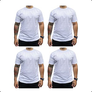 Kit Oorun 4 Camisetas Básicas (4x Brancos)