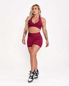 Short Fitness Empina Bumbum (Plus Size) - Preto - POWER FIT