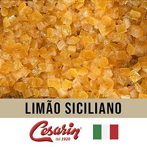 Casca de Limão Siciliano Cristalizado Cesarin - 5kg
