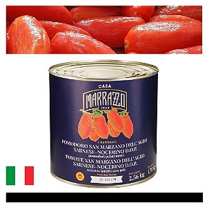 Tomate San Marzano DOP Inteiro sem Pele Casa Marrazzo 2,56kg