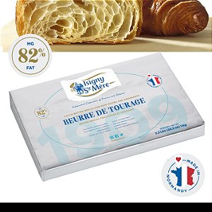 Manteiga Francesa sem sal Tourage para folhados Isigny 1kg