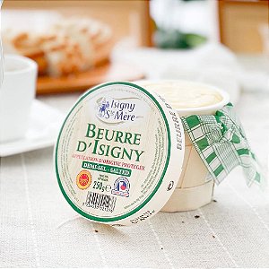 Manteiga Francesa com sal D'Isigny AOP Basket 250g