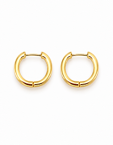 Argola Gold Slim 1.4cm