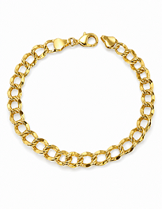 Pulseira Elo Duplo Ouro