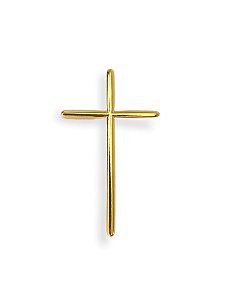 Pingente Cruz Grande Folheado Ouro18k