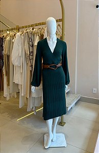 VESTIDO TRICOT TRANSPASSADO