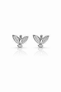 Brinco Divino Espírito Santo Rhodium Branco