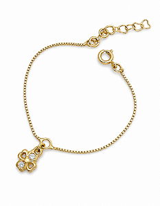 Pulseira Infantil Trevo da Sorte
