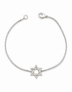 Pulseira Estrela de Davi Cravejada