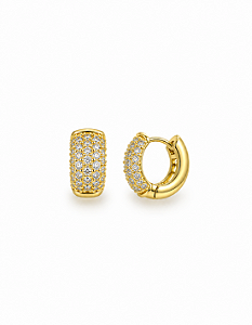 Argola Pavé Diamond 1,5 cm