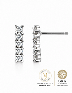 Brinco 2mm Moissanite 0.36ct.