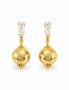 Brinco Esfera Ouro