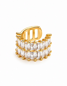 Piercing Duplo Diamond Ouro 18K