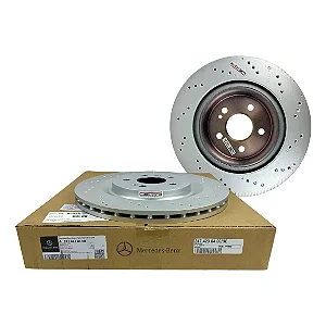 Par Disco Freio Traseiro Mercedes CLA45 GLA35 GLA35 GLA45 GLB35 AMG 2019 2020 2021 2022 2023 2024 2025 A2474230400