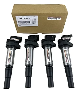 Kit Bobina Ignição Bmw 118i 120i M135i 320i 420i 528i 640i 760i 2004 2005 2006 2007 2008 2009 2010 2011 2012 2013 2014 2015 2016 2017 2018 12137575010