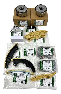 Kit Corrente Polia Motor Land Rover Discovery Sport Range Rover Evoque Range Rover Velar Ingenium GasolinaLR091740 LR091742 LR091743 LR091744 LR091745 LR091746 LR091747 ORIGINAL