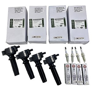 Kit Vela Bobina Ignição Motor Land Rover Freelander Range Rover Sport 2014 2015 2016 2017 2018 LR030637 LR084889