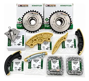 Kit Corrente Polias Jaguar E-Pace F-Pace XE Land Rover Evoque Velar LR091740 LR091759 LR091760