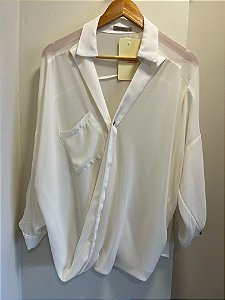 Camisa transpasse P #reuse