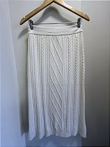 Saia Maria Filó Tricô P #reuse