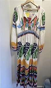 Vestido Cropped Bosque Colorido Farm G #use