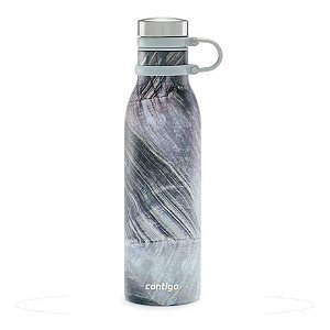 Garrafa térmica Squeeze Contigo inox com parede dupla Matterhorn Couture 591ml Mussel