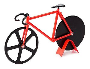 Cortador De Pizza Bicicleta 2 Laminas Mimo Style Vermelho