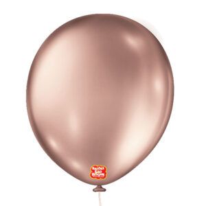 Balão de Festa 16" Metallic - Rose Gold - 10 Unidades - São Roque - Bali