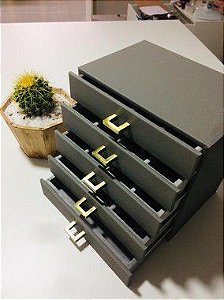 Gaveteiro Organize com 5 gavetas