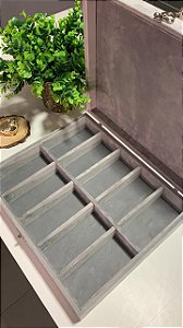 Caixa organizadora para óculos tamanho médio