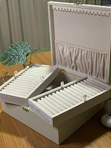 Caixa Organizadora para acessórios com 3 bandejas tamanho M