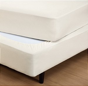 Saia Box King Size Liso - Fit Box Malha