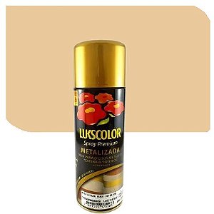 Spray Lukscolor Metalizada Ouro Exterior  350 ml