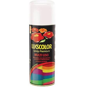 Spray Lukscolor Multiuso Branco Fosco  400 ml